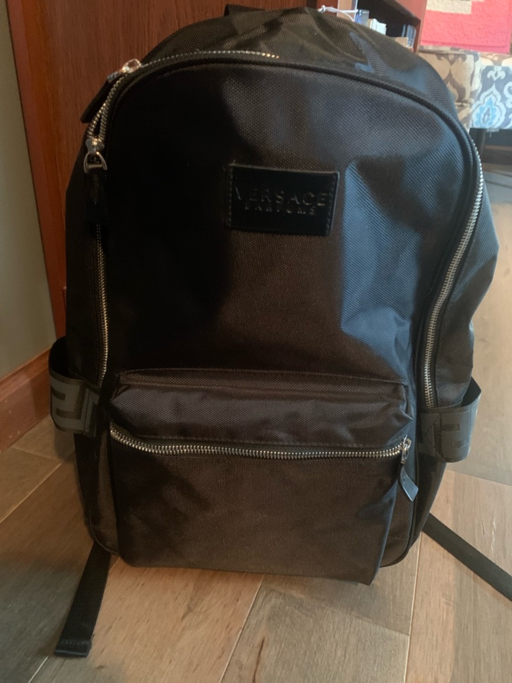 Versace Black Men's Backpack